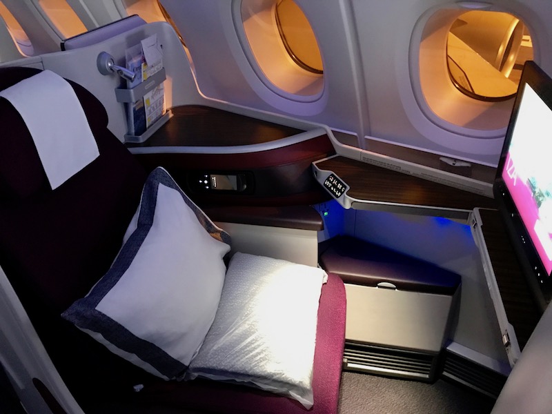 Qatar's A380 business class product