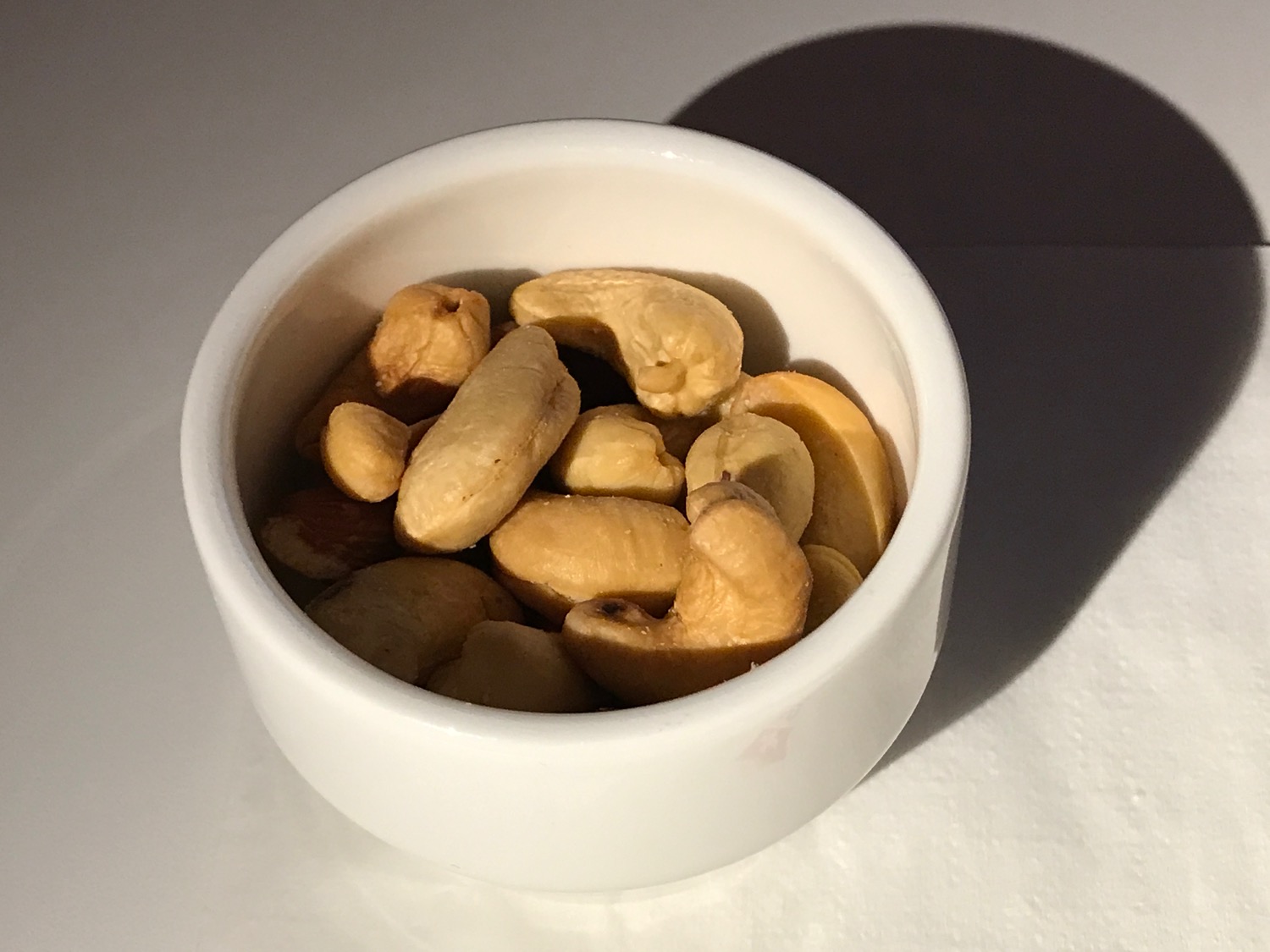 a bowl of cashews