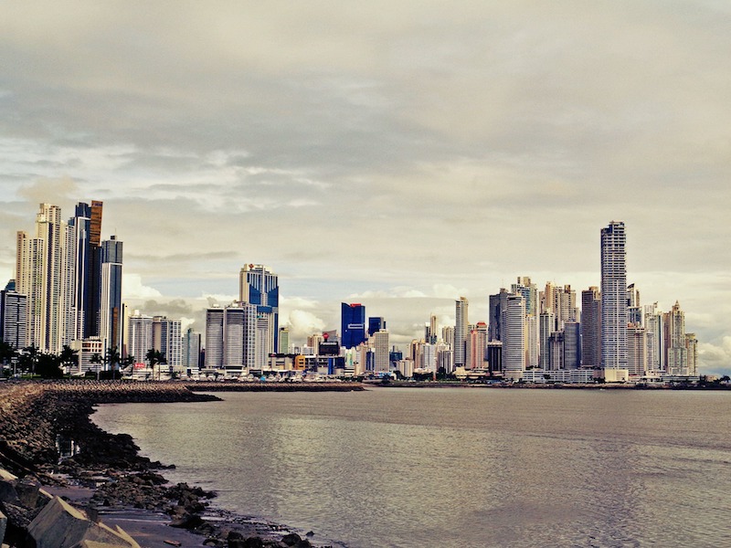 Our hotel in Panama City was amongst these buildings in view.