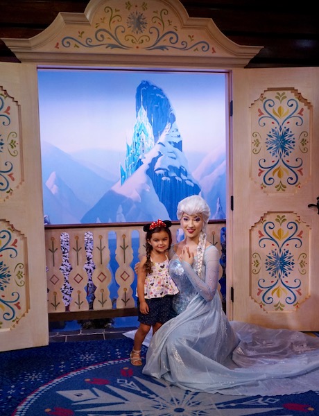 Epcot was great for food and for meeting Anna & Elsa