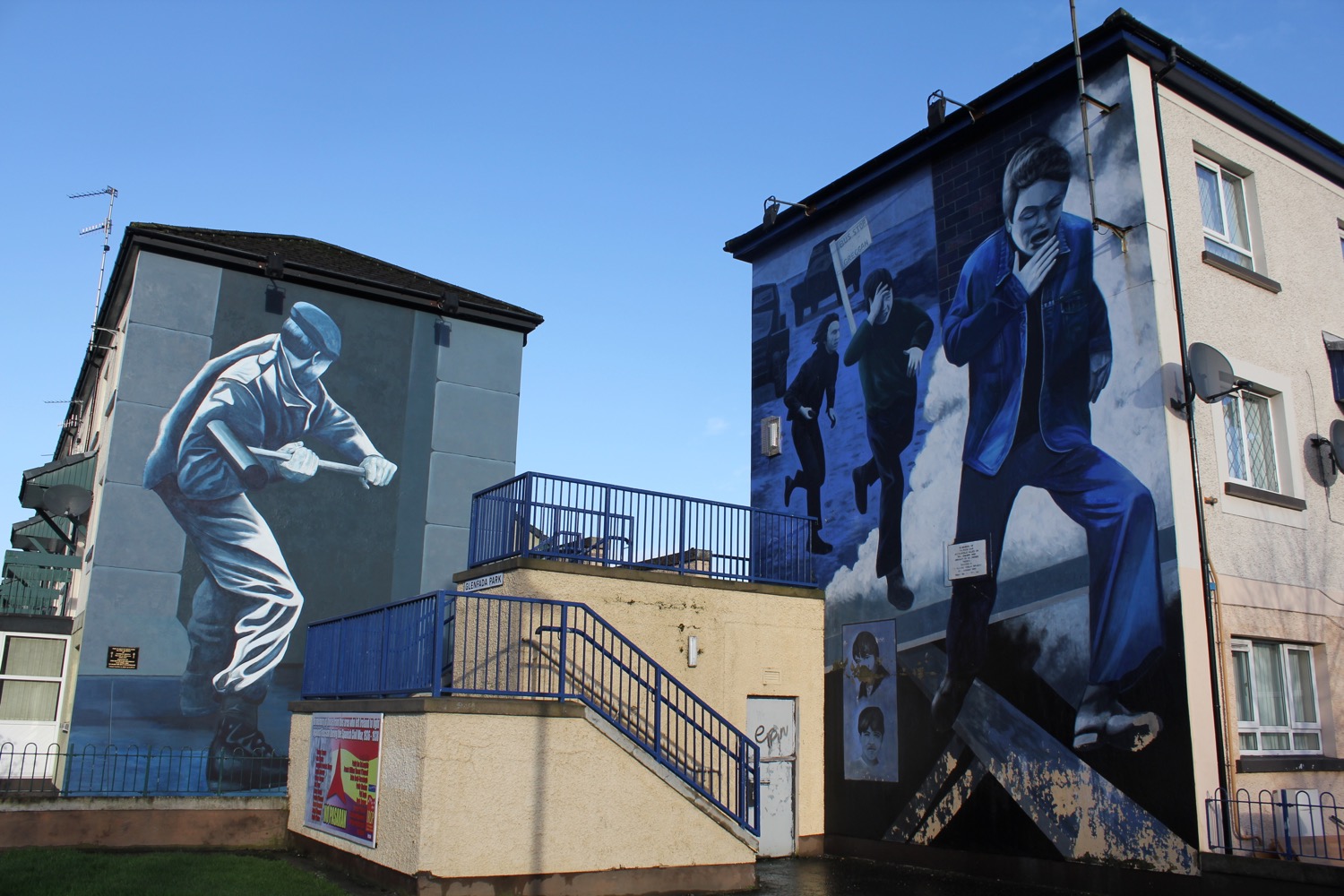 a mural of a baseball player on a wall