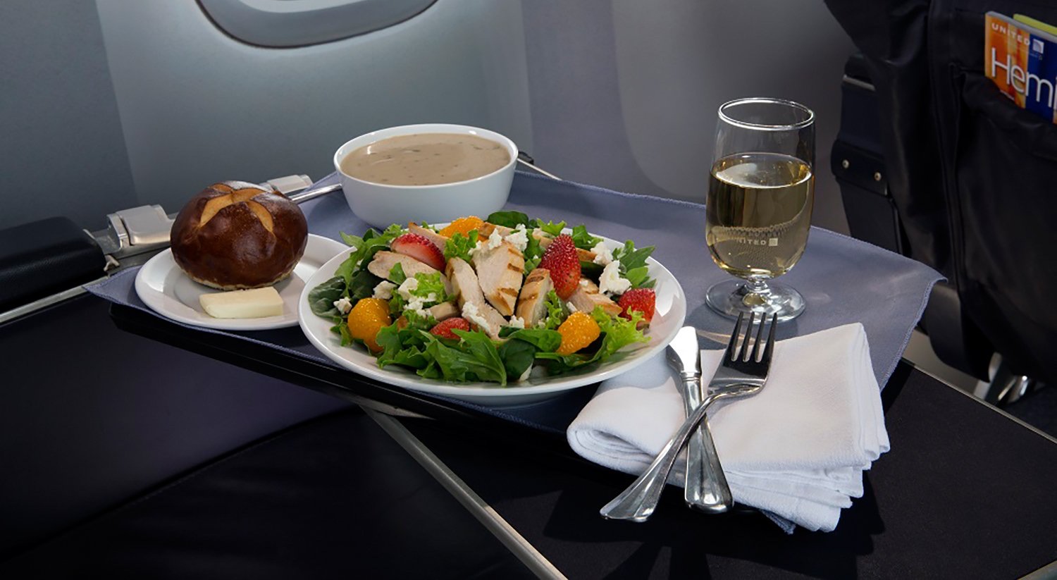 United Airlines First Class Meal Cutbacks