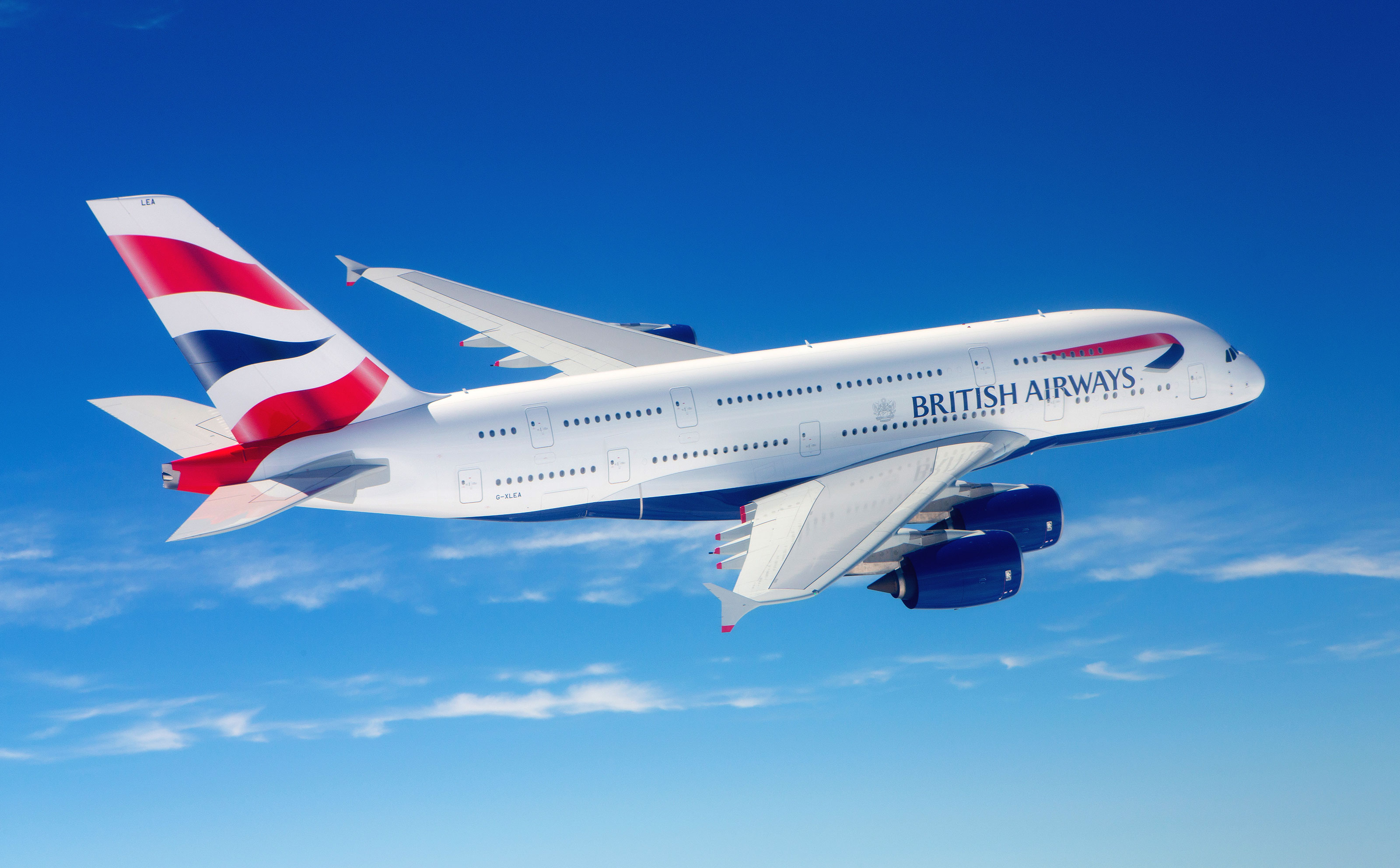 British Airways A380 Landing
