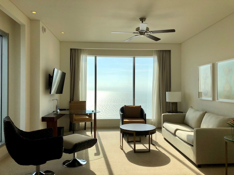Hyatt Regency Cartagena suite living room