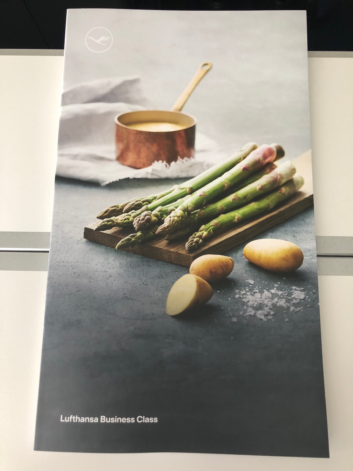 a poster of asparagus and potatoes