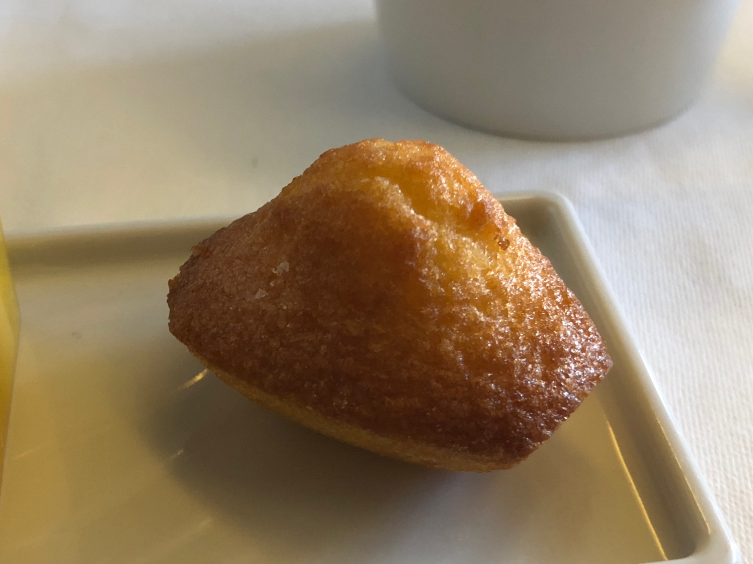 a small muffin on a plate