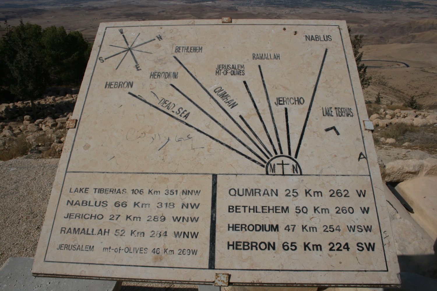 a sign with a map and directions