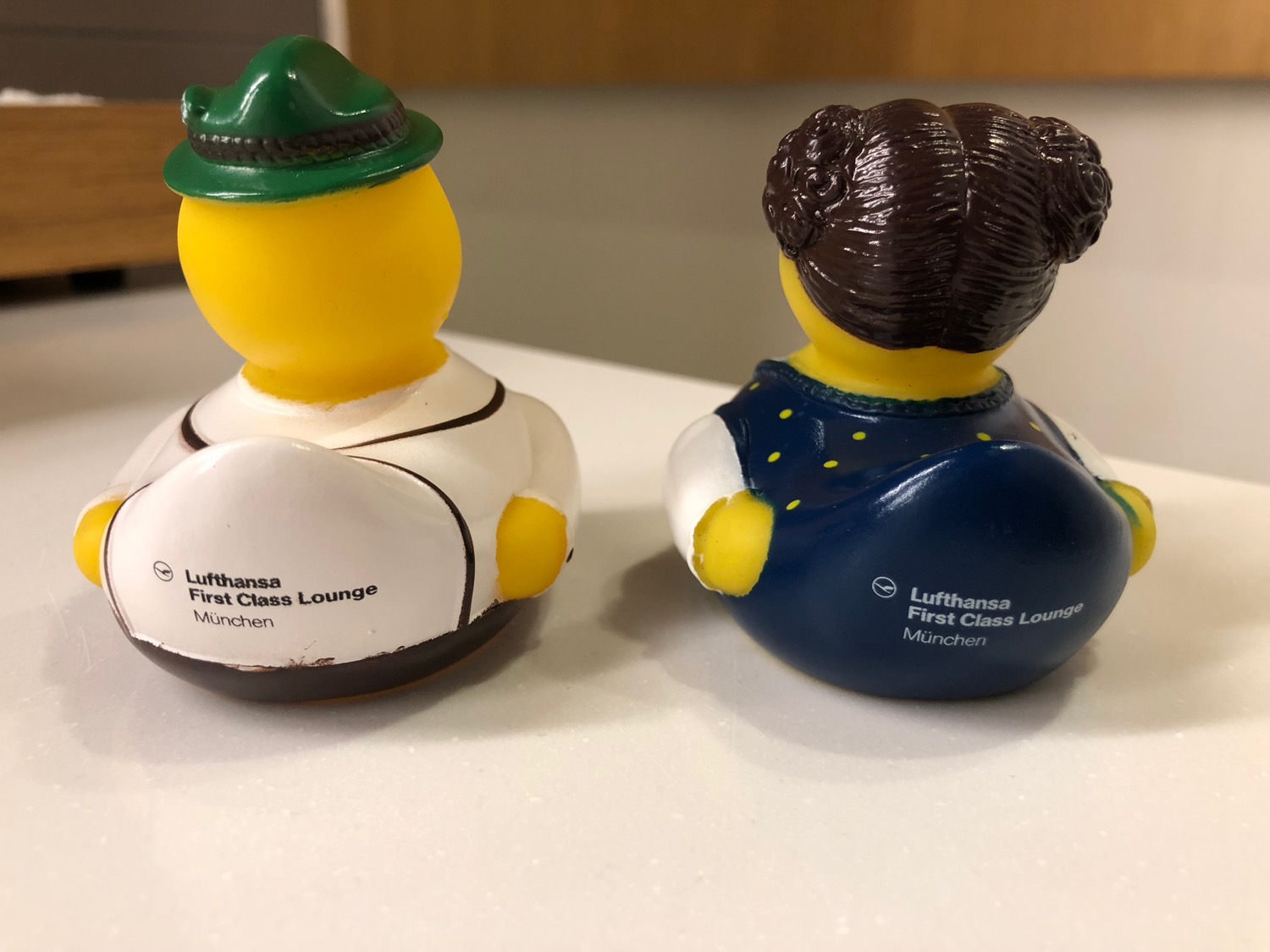 a couple of rubber ducks