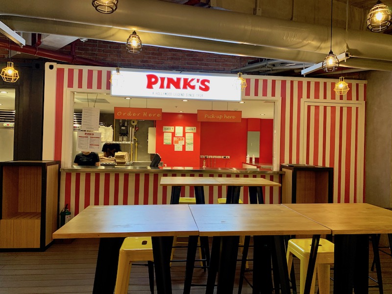 "Pinks" LA food truck in The Garage