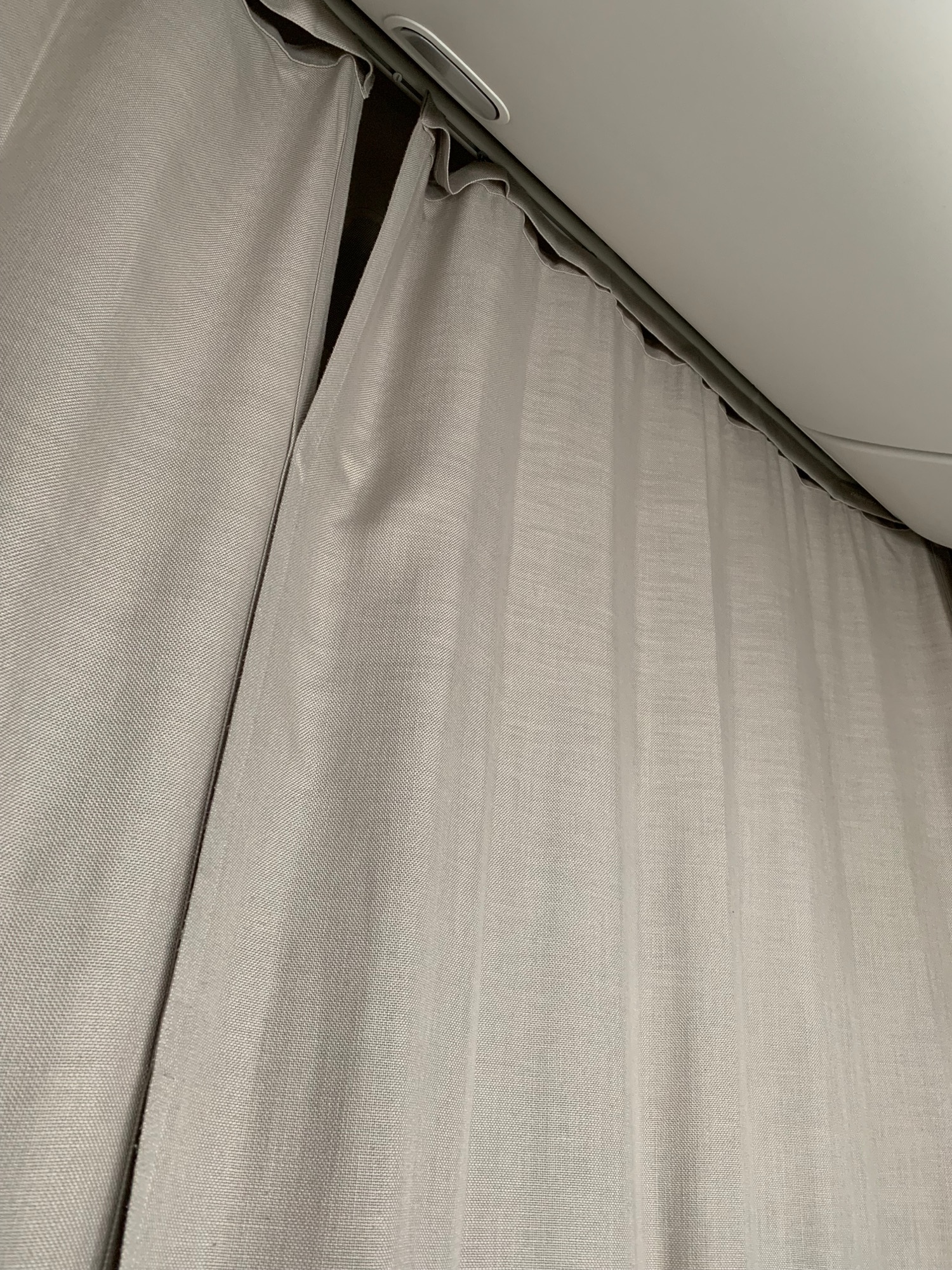 a close up of a curtain
