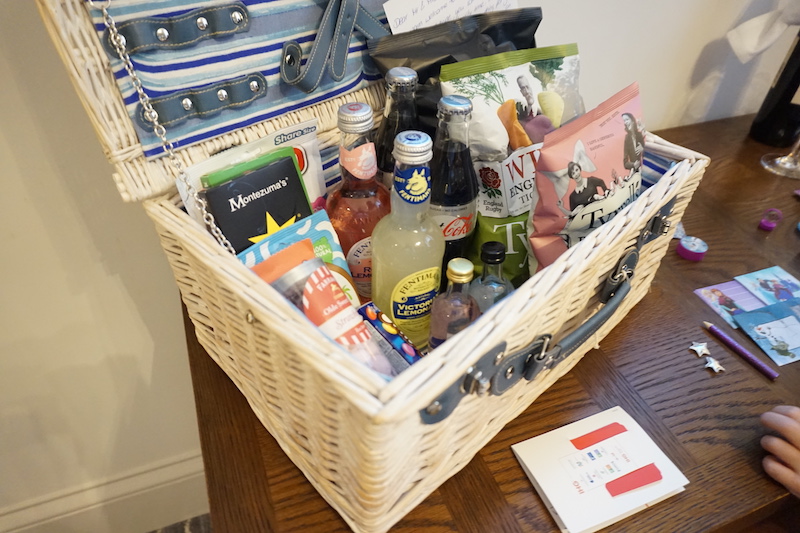 Our welcome amenity was a picnic basket full of delicious treats