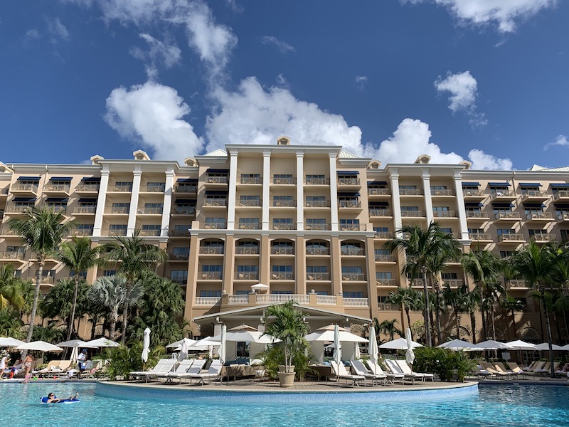 The Ritz-Carlton Grand Cayman from the pool