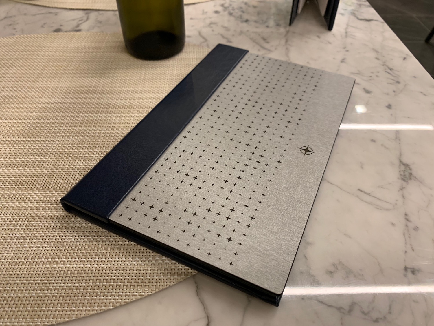 a book on a table