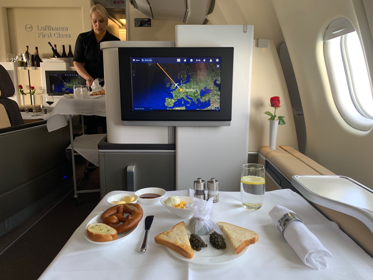 Lufthansa First Class Badeente Ente Quietscheente Silvester 2019/20 