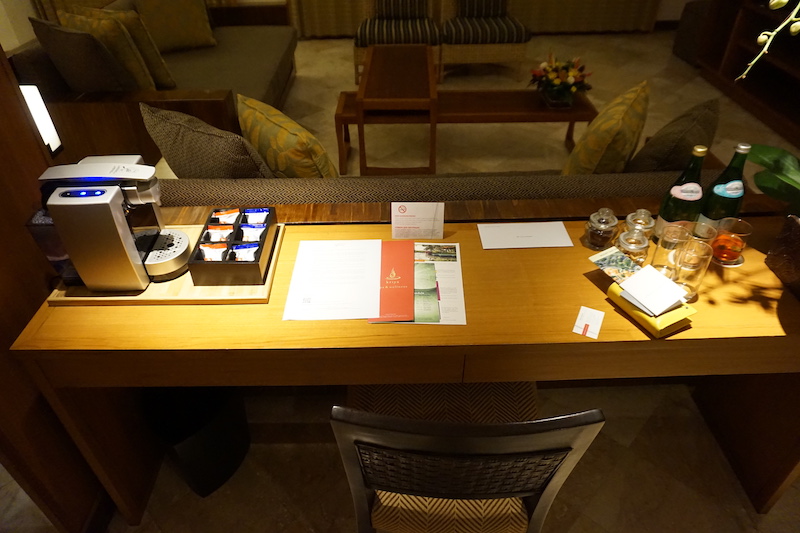 Writing Table with Welcome Items