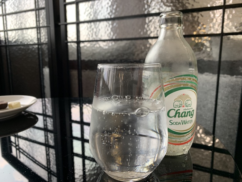 Chang Sparkling Water is a favorite