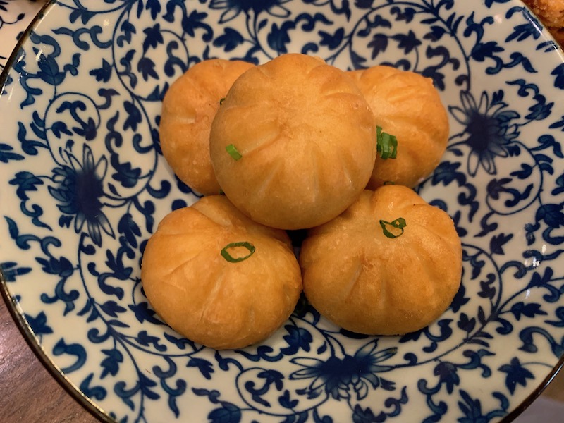 Mini BBQ pork buns - the only thing we wouldn't reorder