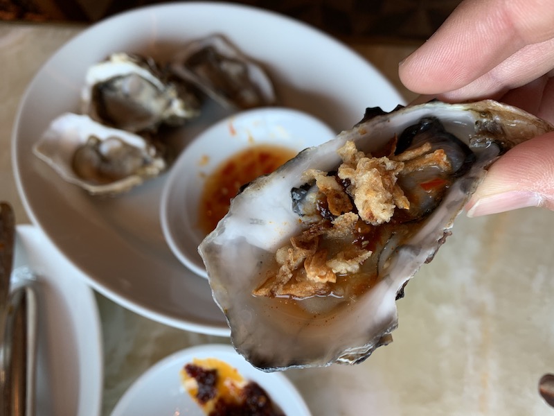 Thai-style oysters