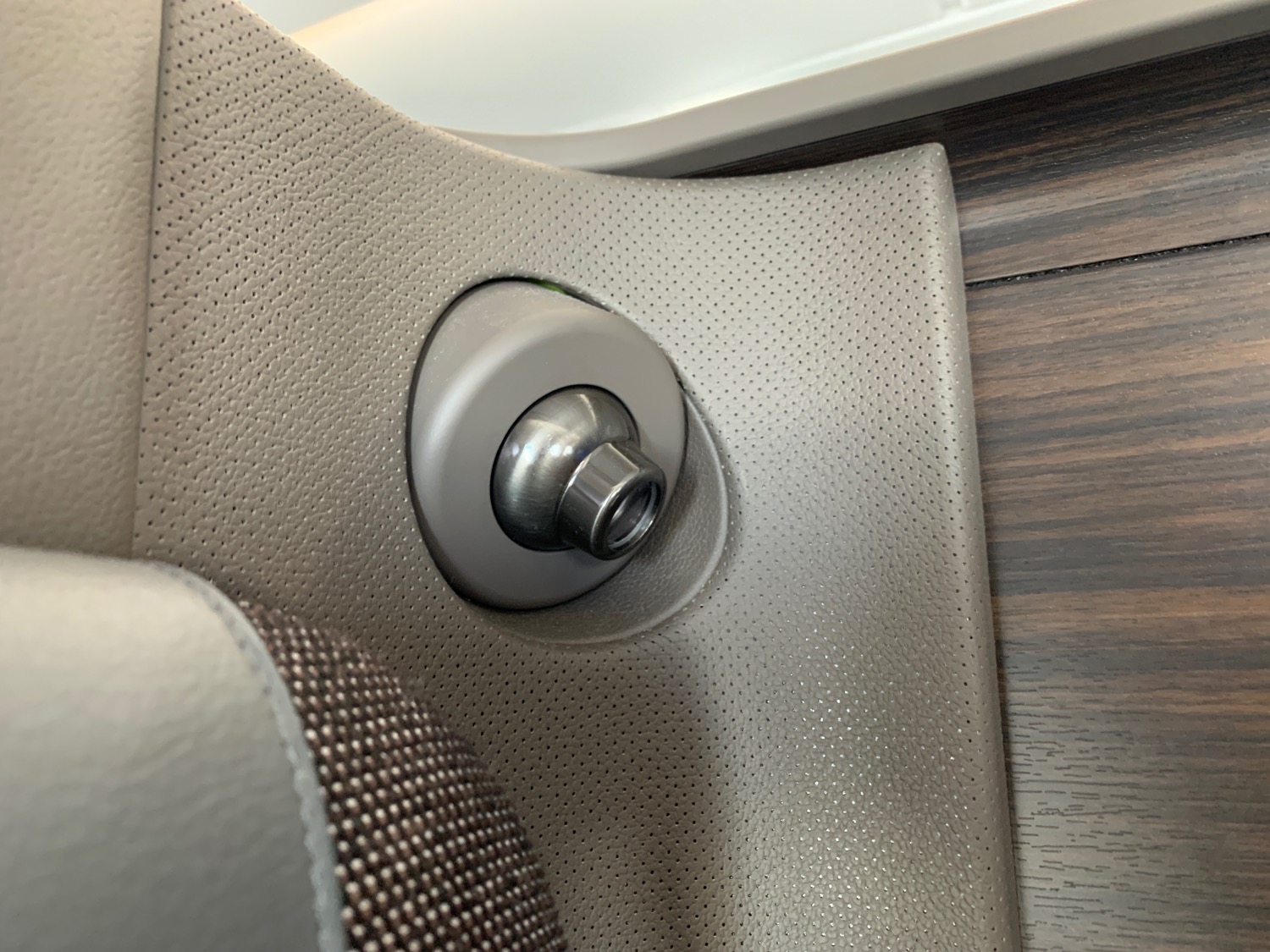 a close up of a door knob