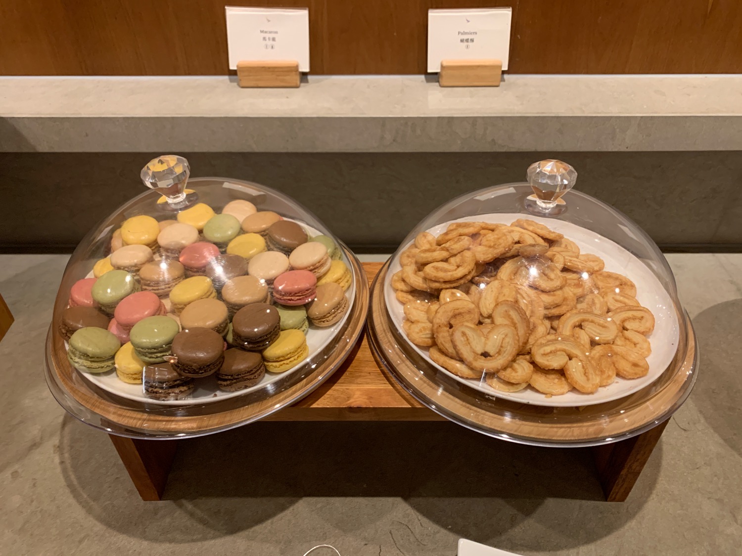a trays of cookies and crackers on a table