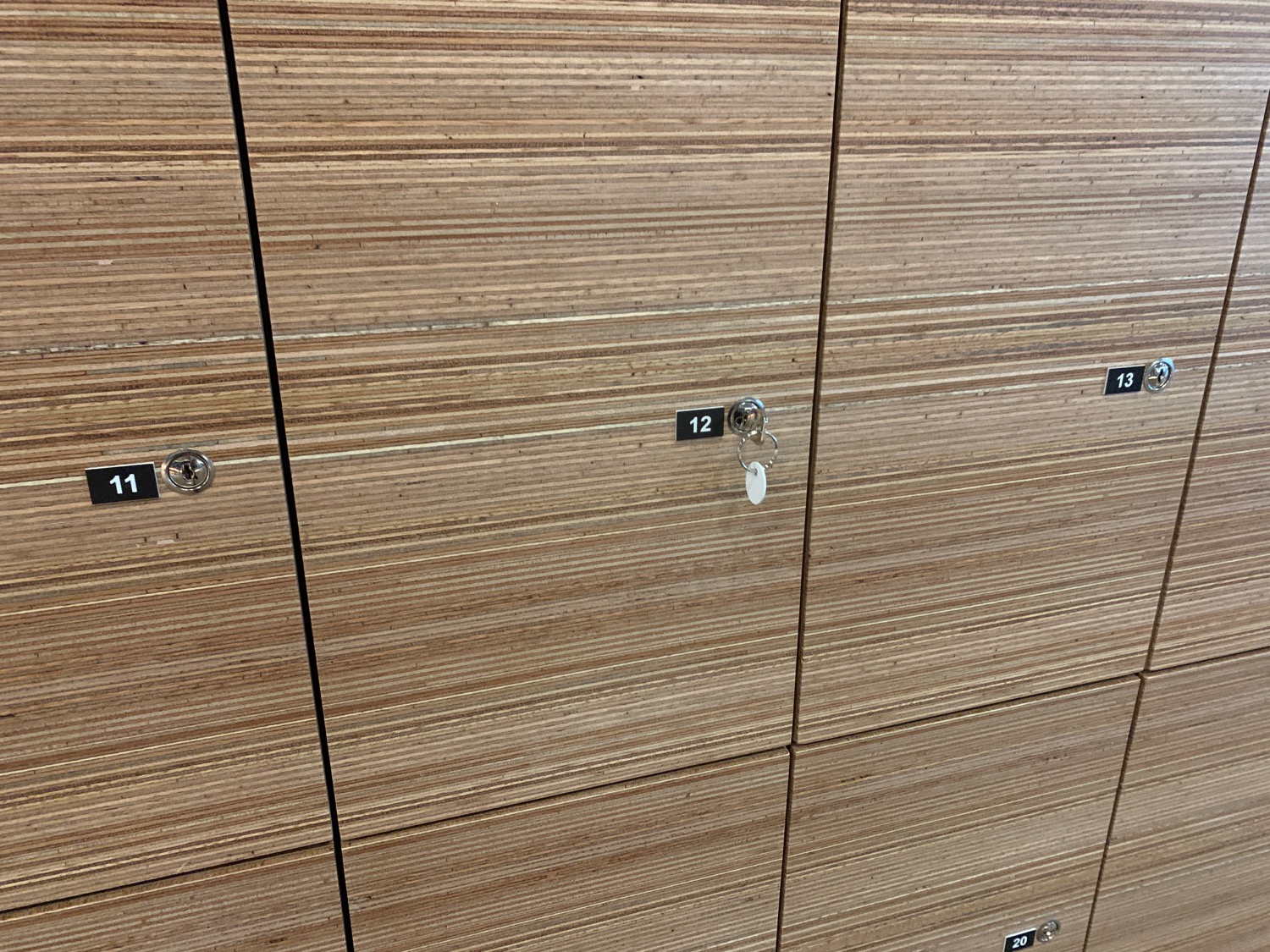 a lockers with a key