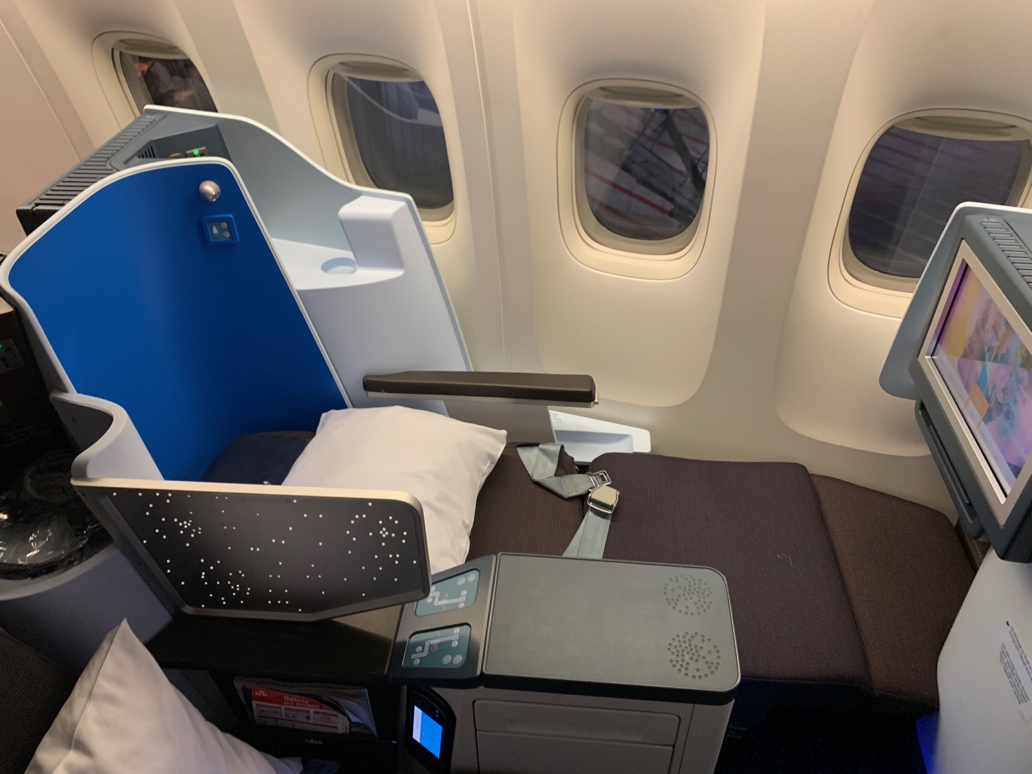 a seat on a plane