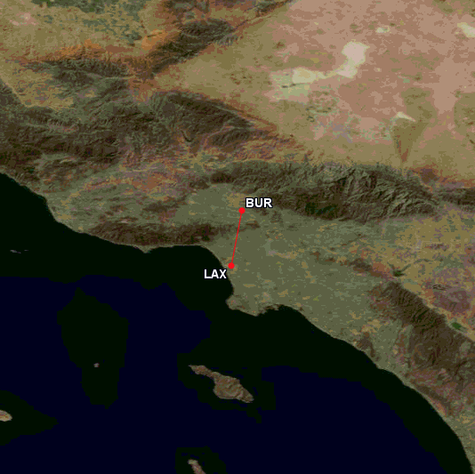 a satellite image of land