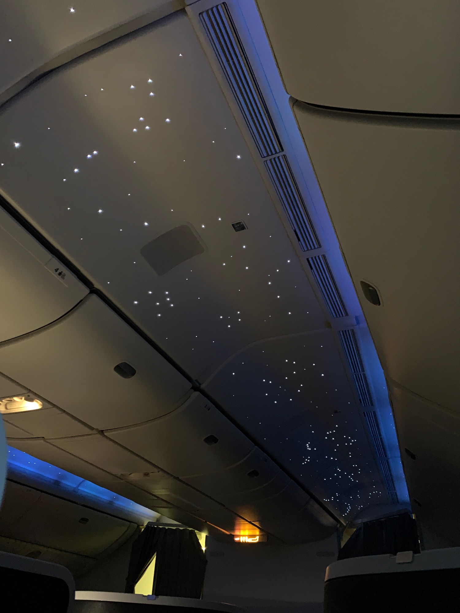 a ceiling with stars in the ceiling