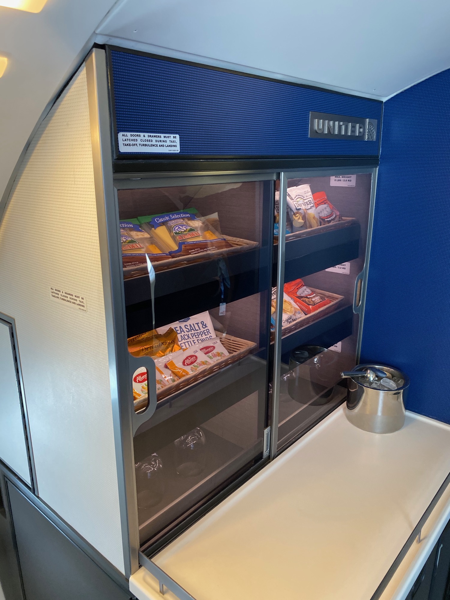 a refrigerator with food on it